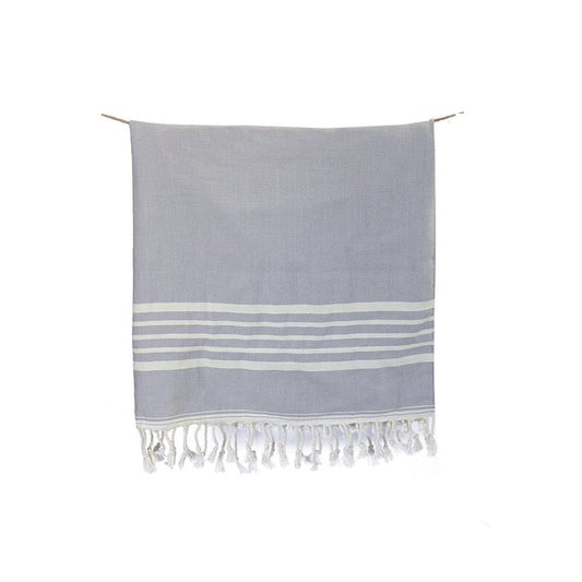 Toalla Turca de Algodón Karadeniz Gris 0,96 x 1,80 m