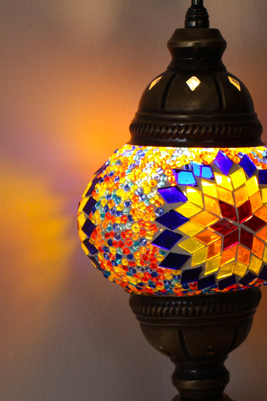 Lámpara turca de mesa S Hajima mix + ampolleta