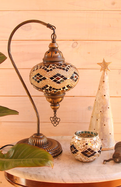 Pack Balat: Lámpara cisne M + Portavela + Ampolleta y velita de regalo