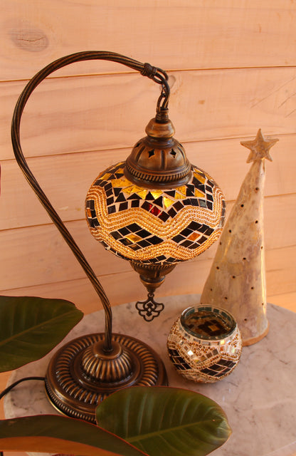 Pack Balat: Lámpara cisne M + Portavela + Ampolleta y velita de regalo