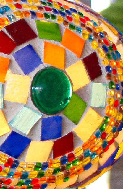 Lámpara turca cisne M Portal multicolor + ampolleta