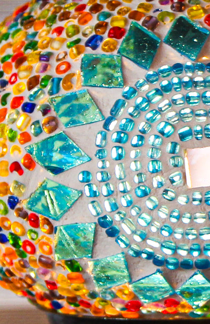 Lámpara turca cisne S Sol turquesa mix + ampolleta