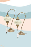 Set de 2 Lámparas turcas de velador