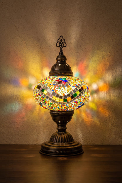 Lámpara turca de mesa M Galaxia mix + ampolleta