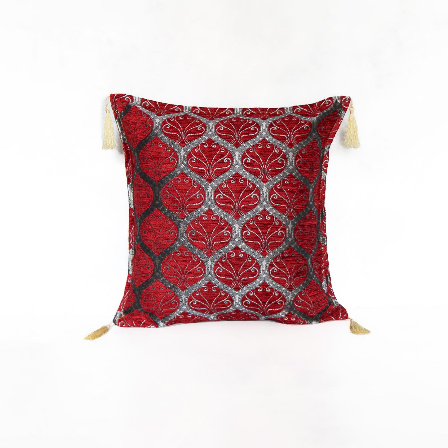 Cojín turco 44x44 Filigrana Rojo