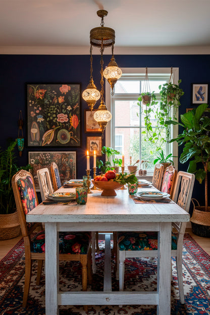 Lámpara turca colgante de 3 esferas hajima blancas S