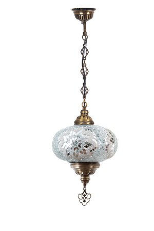 Lámpara turca colgante XL yildiz blanca