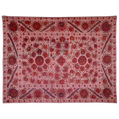 Suzani Vintage L Bordado de Uzbekistán 255 x 192 cm