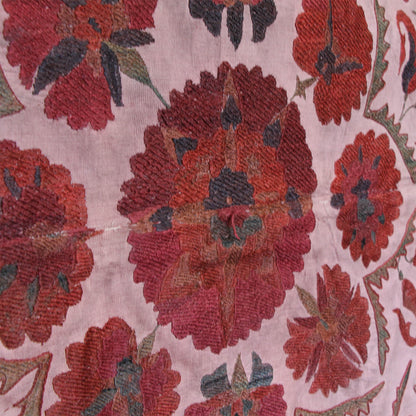 Suzani Vintage L Bordado de Uzbekistán 255 x 192 cm