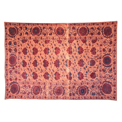 Suzani Vintage M Bordado de Uzbekistán 206 x 145 cm