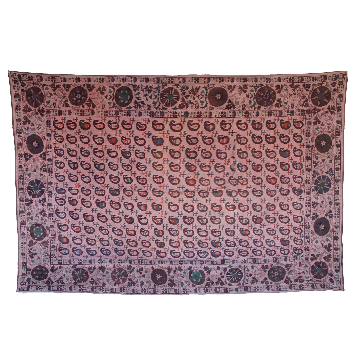 Suzani Vintage XL Bordado de Uzbekistán 300 x 200 cm