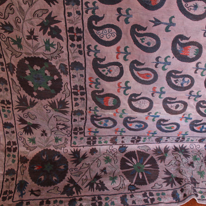 Suzani Vintage XL Bordado de Uzbekistán 300 x 200 cm
