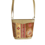 Cartera Mediana Kilim Café