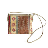 Mini cartera Kilim Café