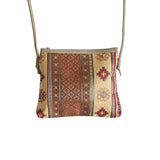 Mini cartera Kilim Café