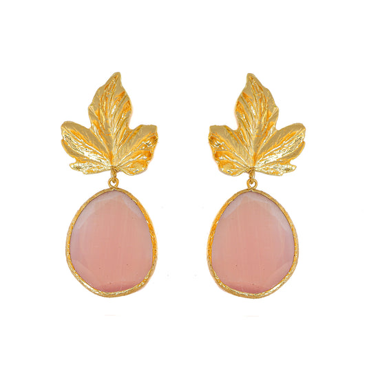 Aros Arce Rosa XL - Baño de oro 22k