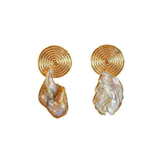 Aros Barok - Baño de oro 22 k
