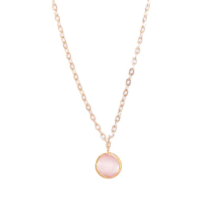 Collar cadena Bruma Rosa
