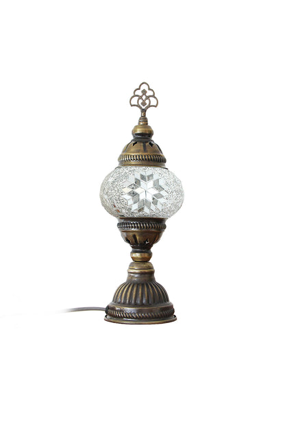 Lámpara turca de mesa XS Estrella Blanca + ampolleta