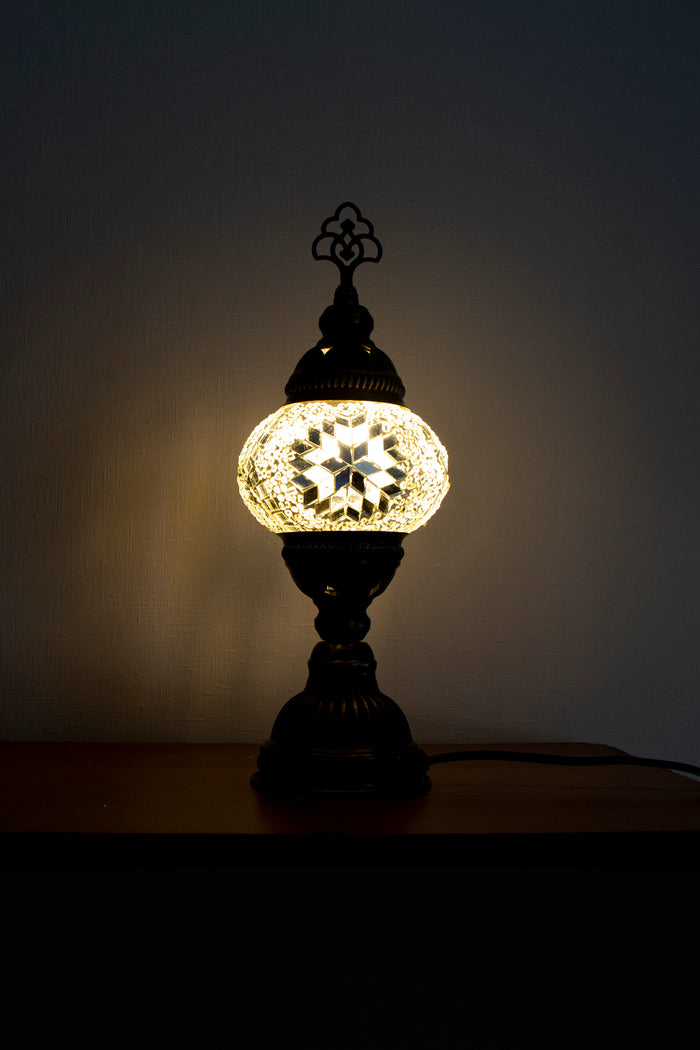 Lámpara turca de mesa XS Estrella Blanca