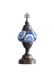 Lámpara turca de mesa S remo azul