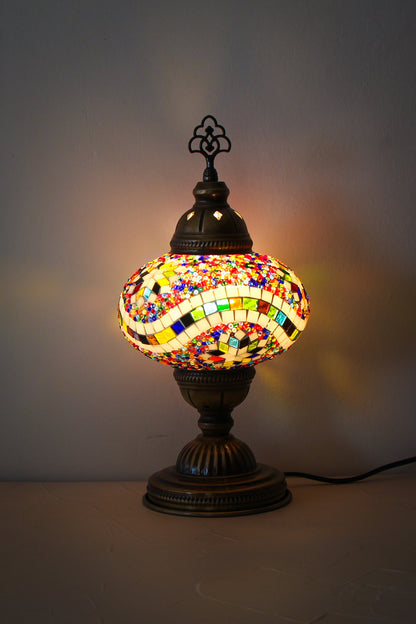 Lámpara turca de mesa M Galaxia mix + ampolleta