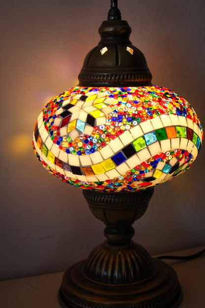 Lámpara turca de mesa M Galaxia mix + ampolleta