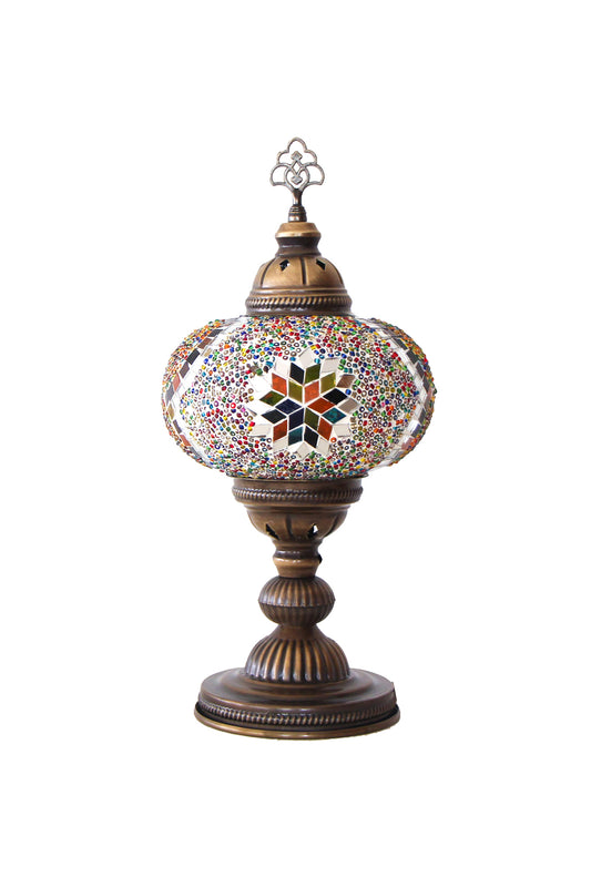 Lámpara turca de mesa L Yildiz mix + ampolleta