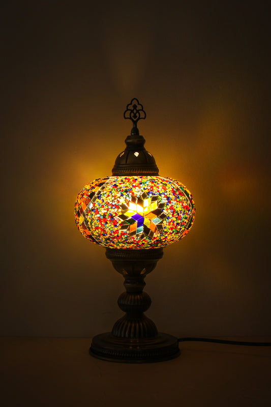 Lámpara turca de mesa L Yildiz mix + ampolleta