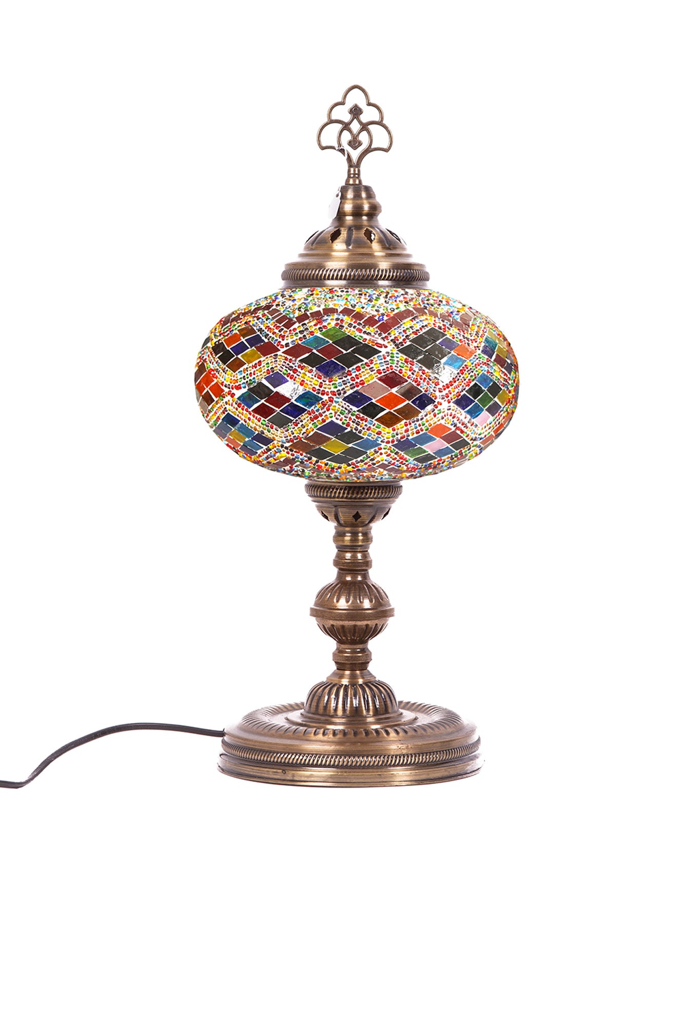 PREVENTA Lámpara turca de mesa XL Rumi multicolor + ampolleta