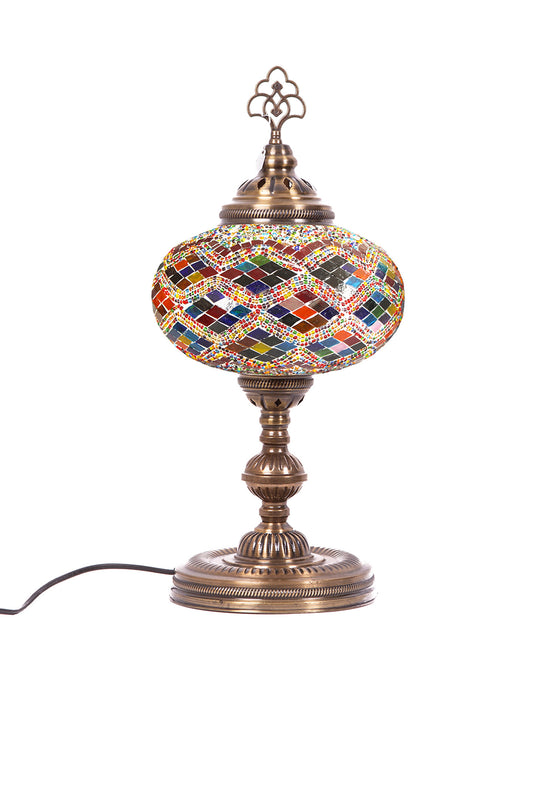 PREVENTA Lámpara turca de mesa XL Rumi multicolor + ampolleta
