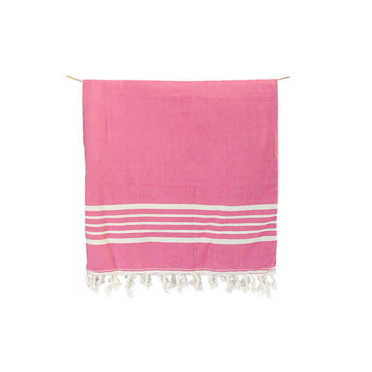 Toalla Turca de Algodón Karadeniz Fucsia 0,96 x 1,80 m