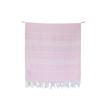 Toalla Turca de Algodón Antalya Rosada 90 x 180 cms