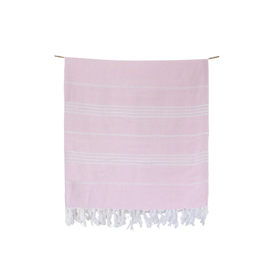 Toalla Turca de Algodón Antalya Rosada 90 x 180 cms