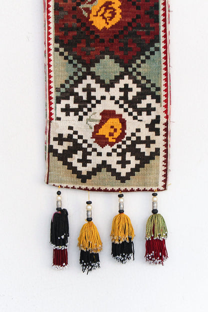 Textil colgante vintage de Uzbekistán 1
