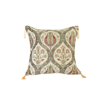 Cojín turco 44x44 Tulipanes Beige