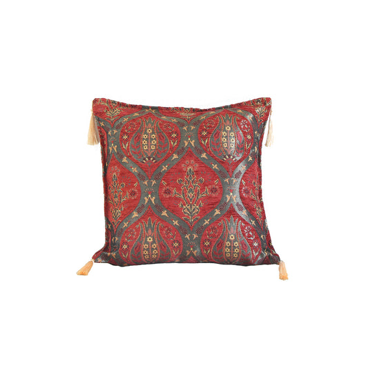 Cojín turco 44x44 Tulipanes Rojo