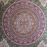 Cojín turco 43x43 Iznik Verde Oscuro