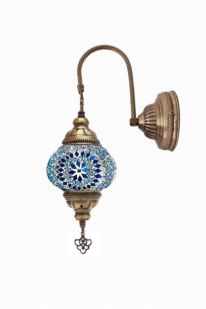 Lámpara turca de pared S agua de luna + ampolleta