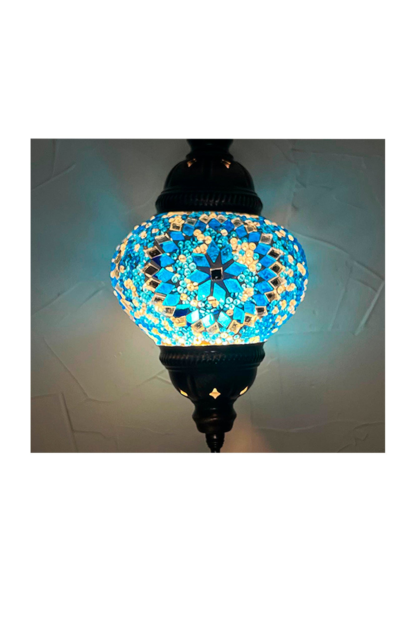 Lámpara turca de pared S agua de luna + ampolleta