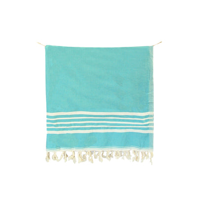 Toalla Turca de Algodón Karadeniz Turquesa 0,96 x 1,80 m