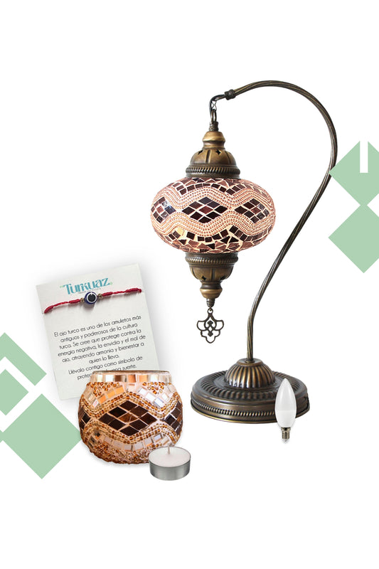 Pack Balat: Lámpara cisne M + Portavela + Ampolleta y velita de regalo