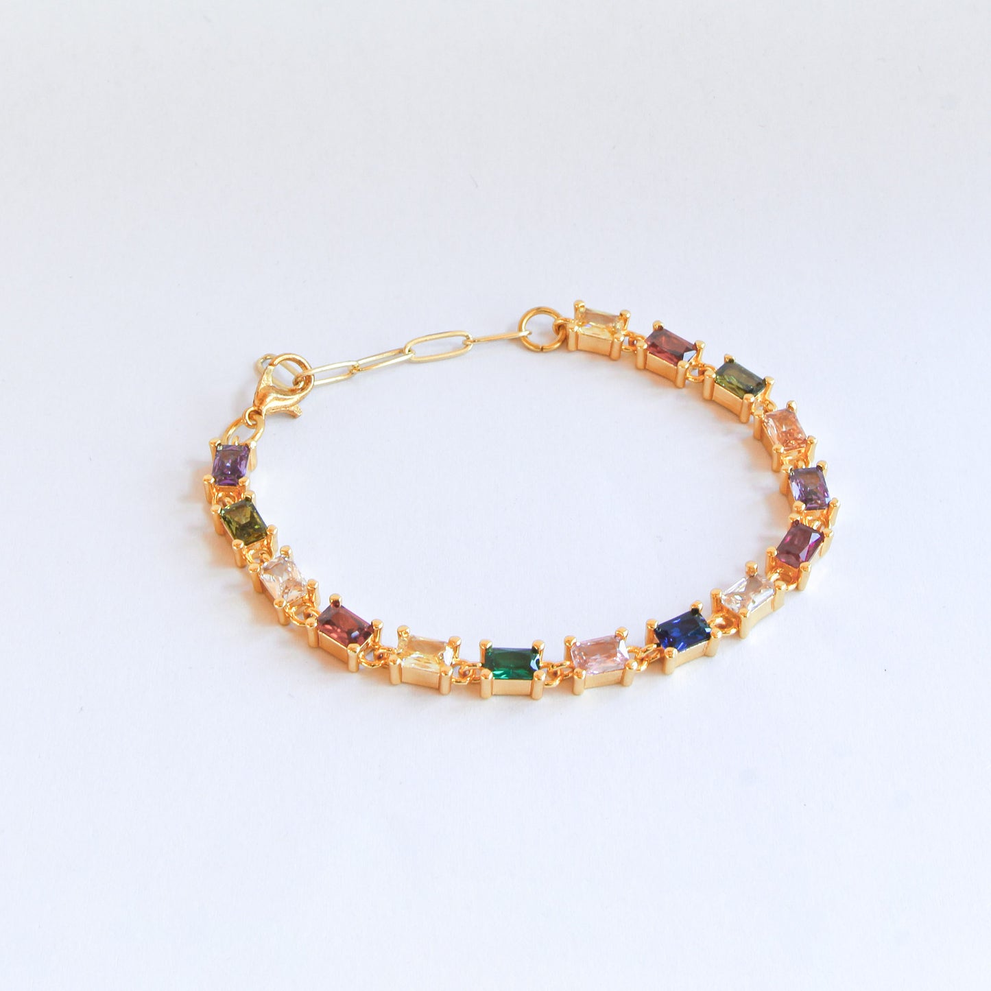 Pulsera Saray mix - Baño de oro 22k