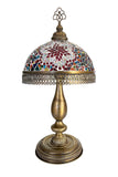 Lámpara turca de mesa Tiffany L Cicek multicolor
