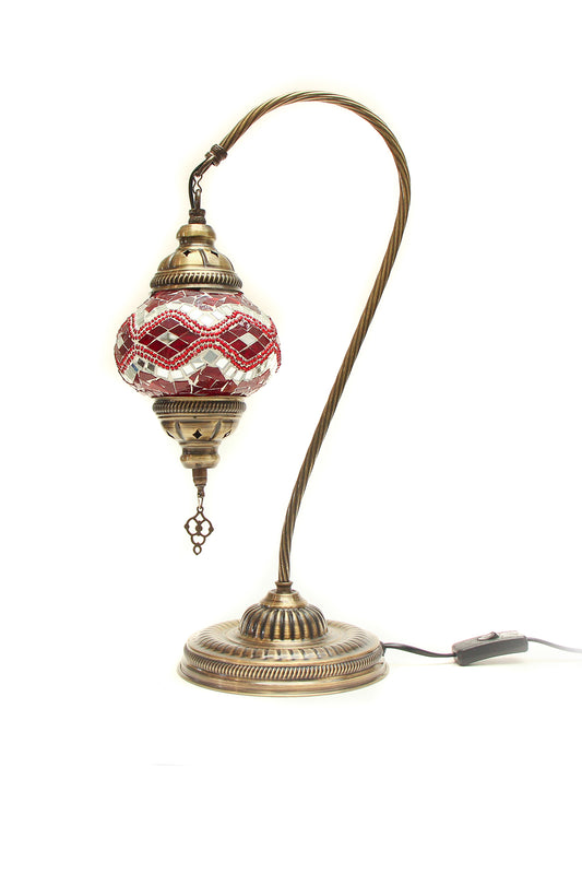 Lámpara turca cisne S Eskenar roja + ampolleta