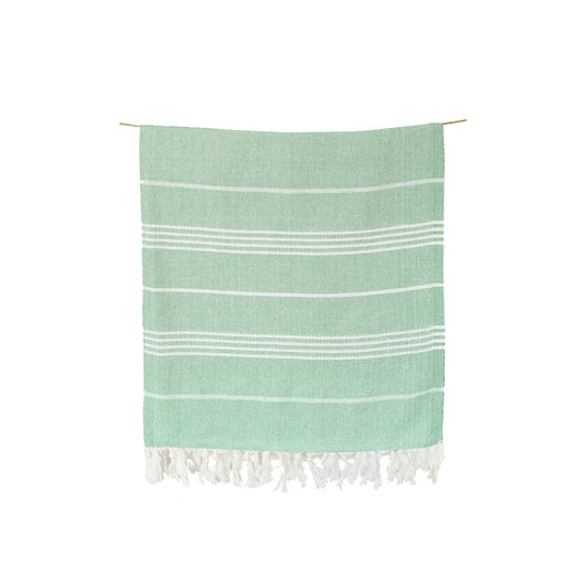 Toalla Turca de Algodón Antalya Verde 90 x 180 cms