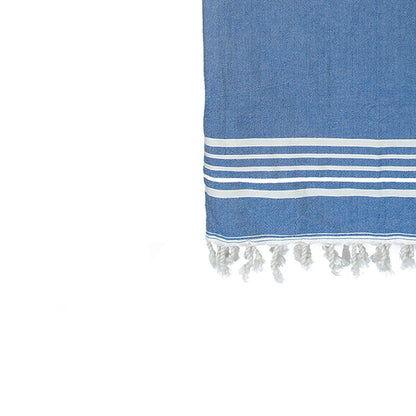 Toalla Turca de Algodón Karadeniz Azul 0,96 x 1,80 m