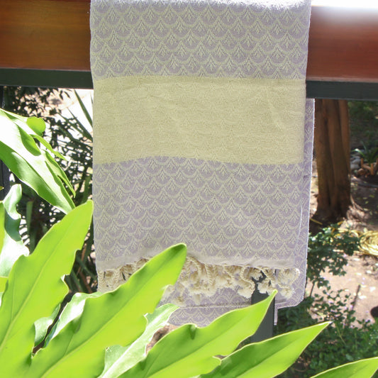 Toalla Turca de Algodón Egeo Lila 1 m x 1,80 m