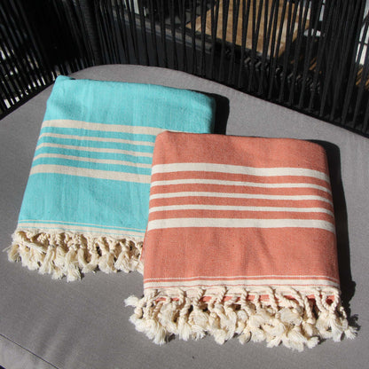Pack Dúo - Toallas de playa turcas algodón orgánico