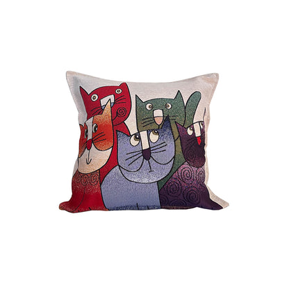 Cojín algodón 44x44 Smelly cats
